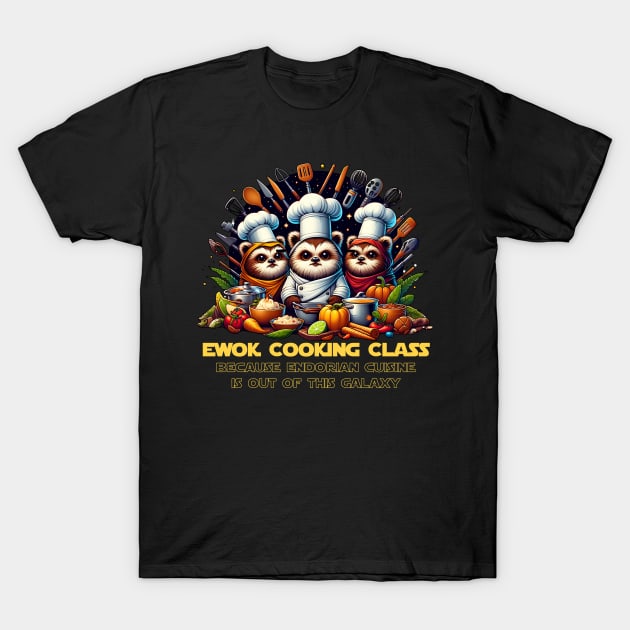 Ewok Cooking Class T-Shirt by MarCreative